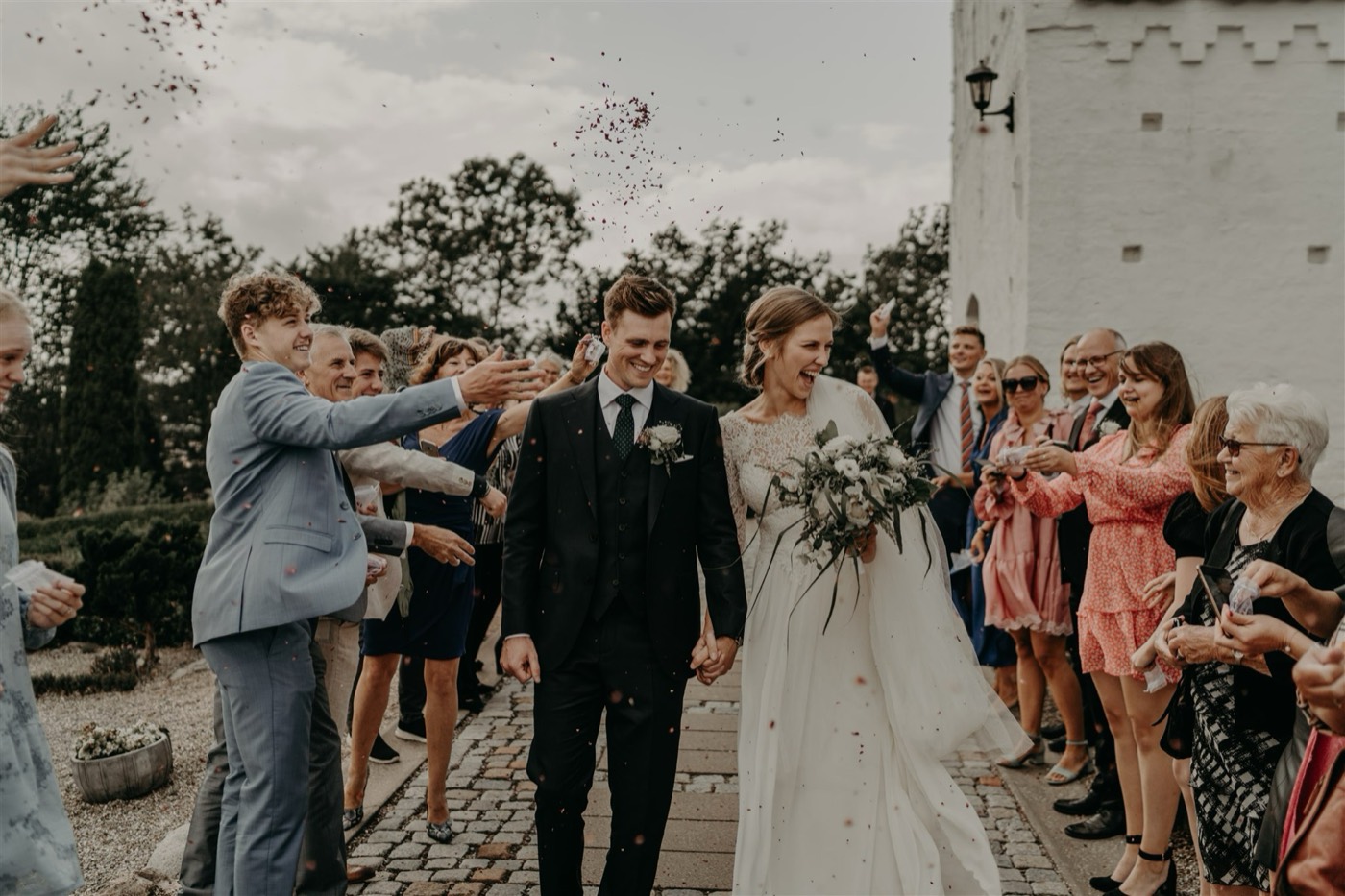 Rigtig brud Malene og Andreas