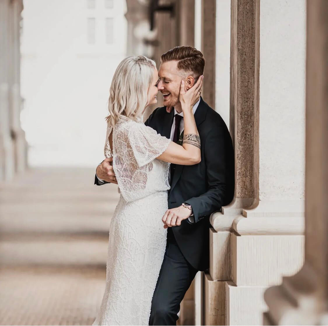 Rigtig brud i Couture-Stuen brudekjole